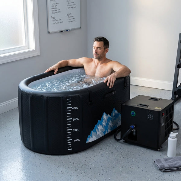 Cold Plunge Tub Built for Athletes, 248 Gallon Capacity, 1 Horsepower Chiller, WiFi Enabled
